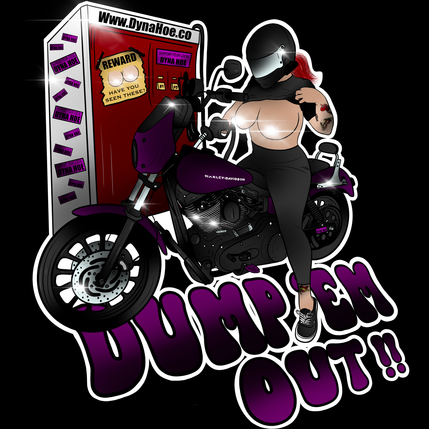 Dump ‘Em Out!! Sticker